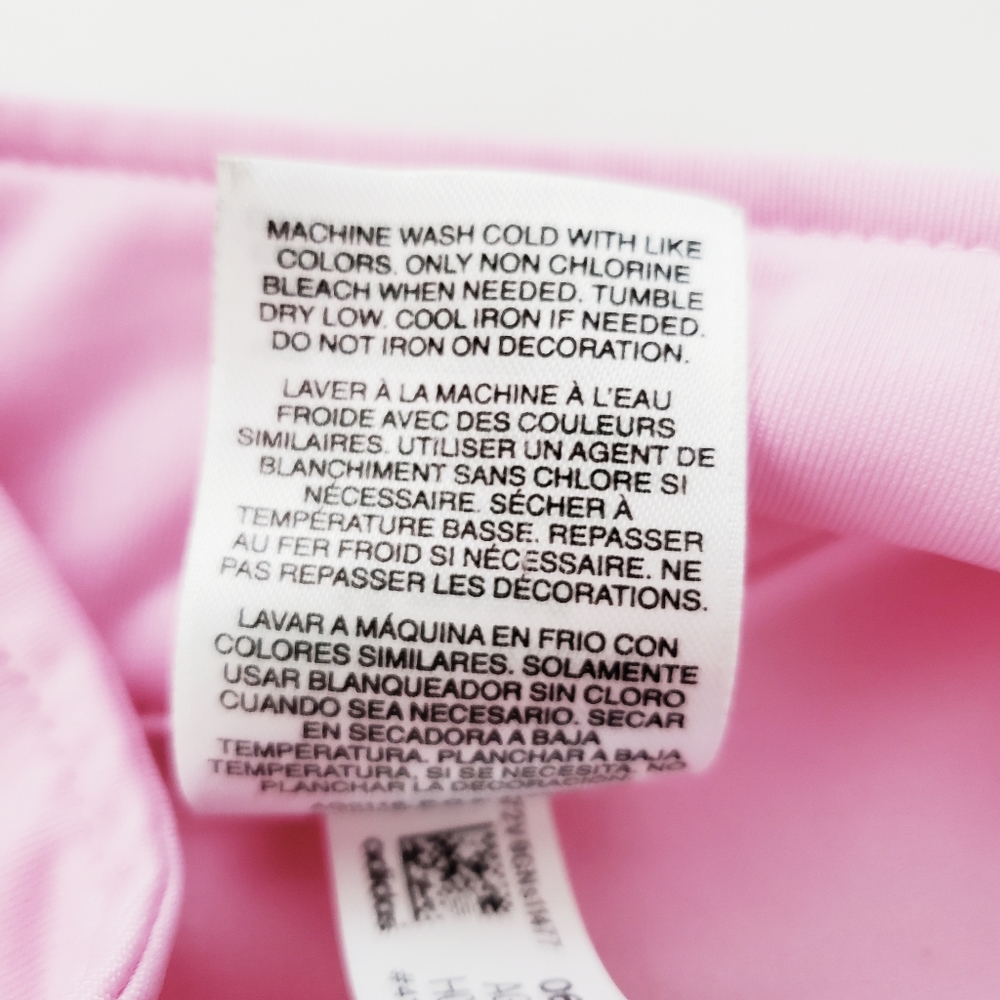 Adidas Girls Pink Track Jacket Size 18 Months - Picture 7 of 9